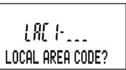 AT&T AT&T 265 - Set Local Area Codes (LACs) - 1