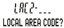 AT&T AT&T 265 - Set Local Area Codes (LACs) - 2