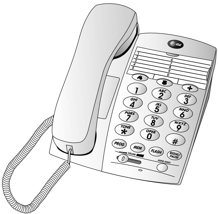 AT&T AT&T 915 - Téléphone 915 à touches surdimensionnées - 1