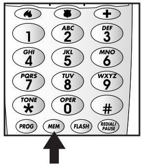 AT&T AT&T 915 - Composer un numéro de la mémoire de composition abrégée à une touche - 1