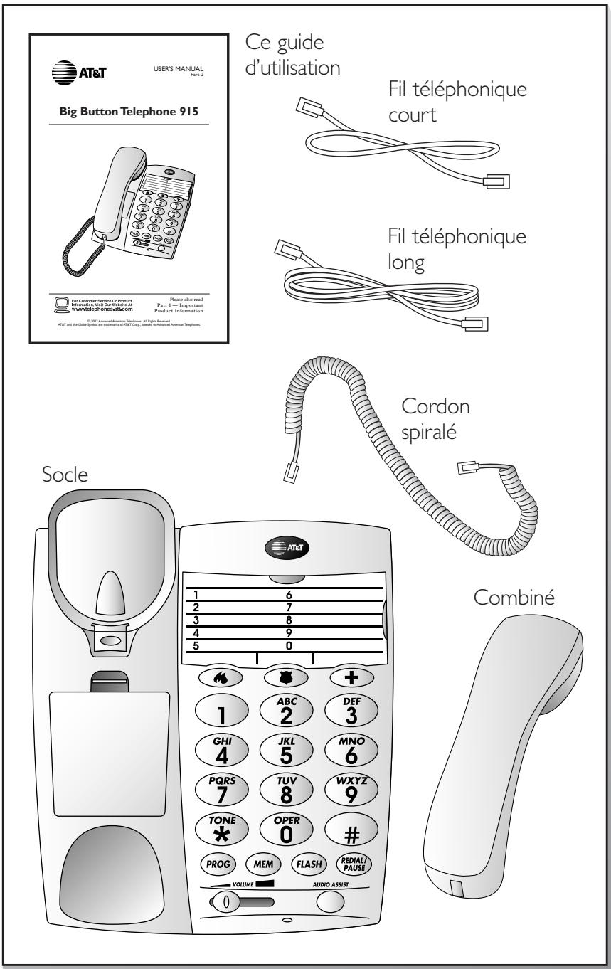 AT&T AT&T 915 - Liste des pièces - 1