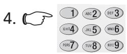 AT&T AT&T E1812B - Menu/sel - 4