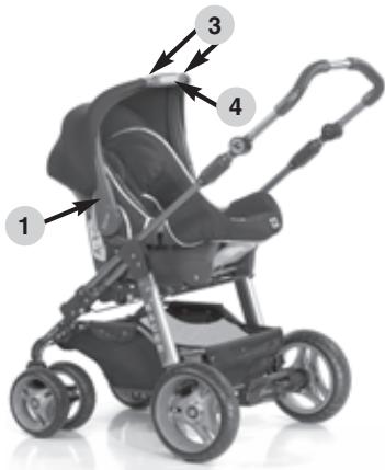 HARTAN AUTOSITZADAPTER 9904 - Betjeningsvejledning til Römer Baby Safe plus SHR - 1