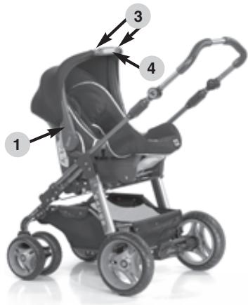 HARTAN AUTOSITZADAPTER 9904 - Römer Baby Safe plus SHR-mallin käytöohje - 1