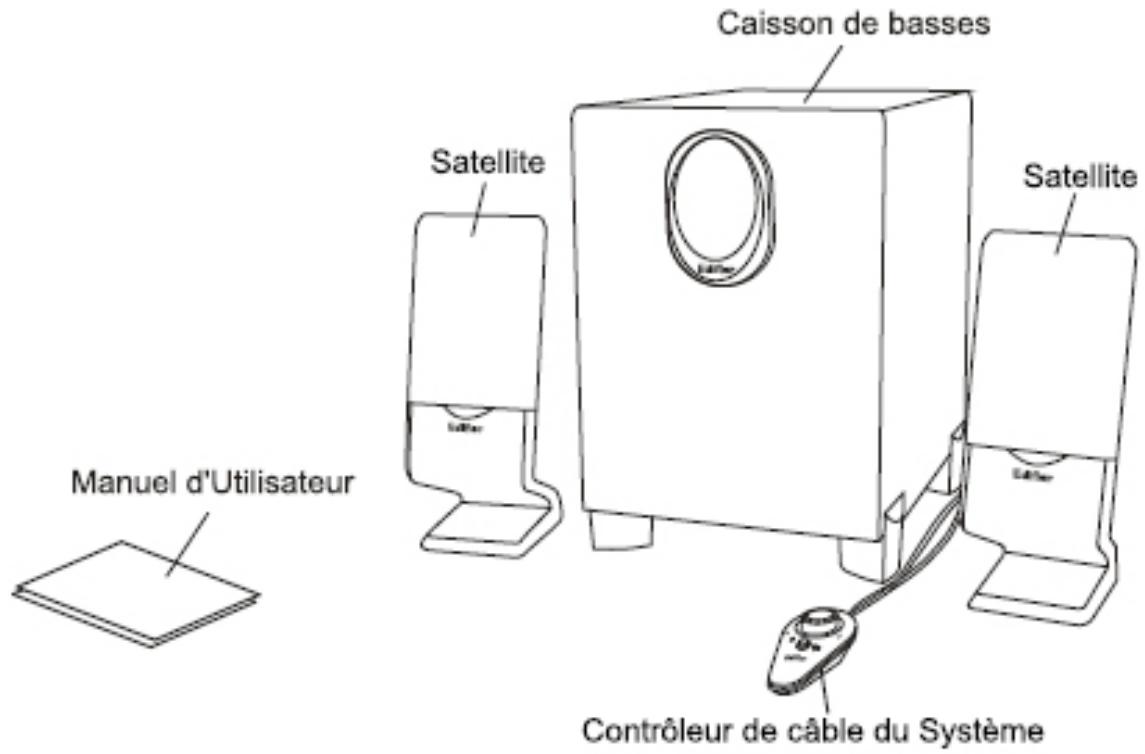 EDIFIER M1350 - M1350 liste de contrôle: - 1
