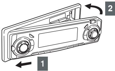 ECLIPSE CD5425E - Comment poser la façade ? - 1