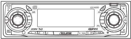 ECLIPSE CD5425E - Comment utiliser le récepteur lorsqu'un changeur de CD fourni séparément est branché ? - 1