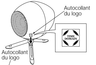 ECLIPSE 307 - Fixation de l'autocollant du logo "TIME DOMAIN" - 1