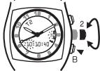 VICTORINOX SWISS ARMY HUNTER MACH 3 - Réglage d'un second fuseau horsaire (ou de l'heure du domicile ou de l'heure d'éché/hiver) - 3