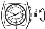 VICTORINOX SWISS ARMY HUNTER MACH 3 - Réglage de la fonction d'alarme sur calendrier - 2