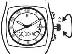 VICTORINOX SWISS ARMY HUNTER MACH 3 - Synchronisation des aiguilles avec l'affichage numérique de l'heure - 3