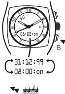 VICTORINOX SWISS ARMY HUNTER MACH 3 - Sélection de la fonction alarme sur calendrier - 1