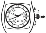 VICTORINOX SWISS ARMY HUNTER MACH 3 - Synchronisation des aiguilles avec l'affichage numérique de l'heure (suite) - 1
