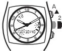 VICTORINOX SWISS ARMY HUNTER MACH 3 - Réglage d'un second fuseau horsaire (ou de l'heure du domicile ou de l'heure d'éché/hiver) - 2
