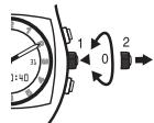 VICTORINOX SWISS ARMY HUNTER MACH 3 - Couronne - 1