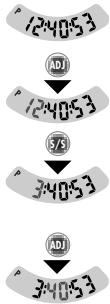 VICTORINOX SWISS ARMY ST 4000 - Étape 4 clignotement des minutes - 1