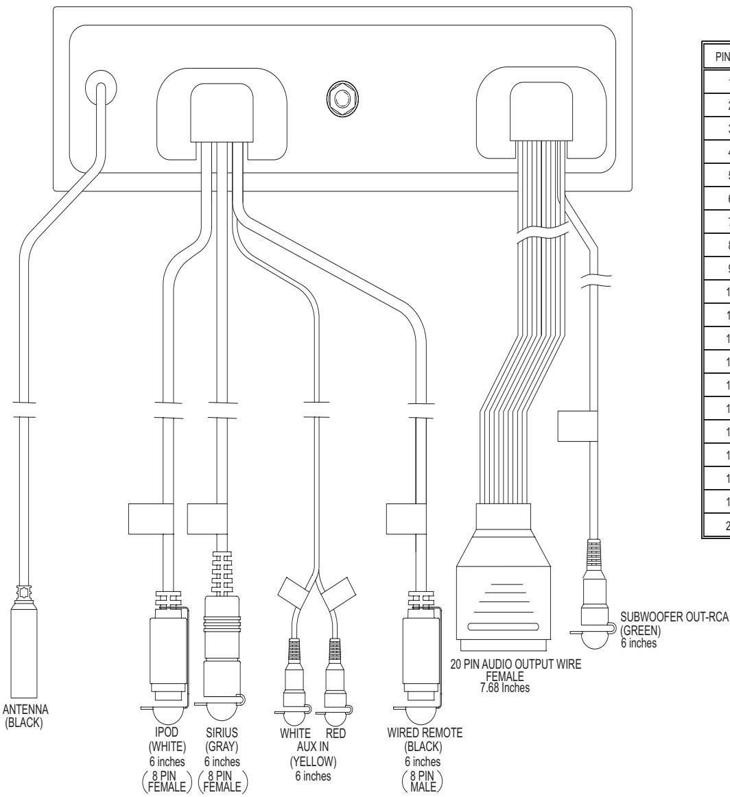 AUDIOVOX MSR7007 - WIRING - 1