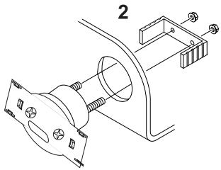 AUDIOVOX MWR32 - Fixation de la Telecommande - 2