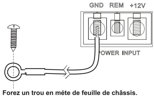 AUDIOVOX POWER AMPLIFIERS 400 - Borne à terre (GND) - 1