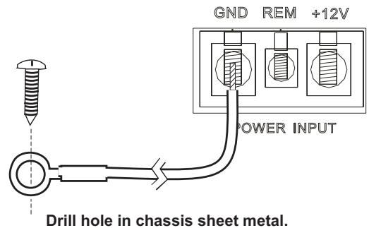 AUDIOVOX POWER AMPLIFIERS 400 - Ground Terminal (GND) - 1