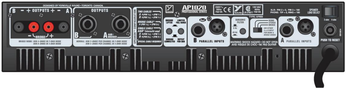 YORKVILLE AP1020 - Power Output - 6