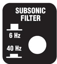 YORKVILLE AP1020 - Subsonic Filter Switch - 1