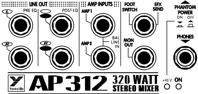 YORKVILLE AP312 - Pre & Post EQ Line Outputs - 1