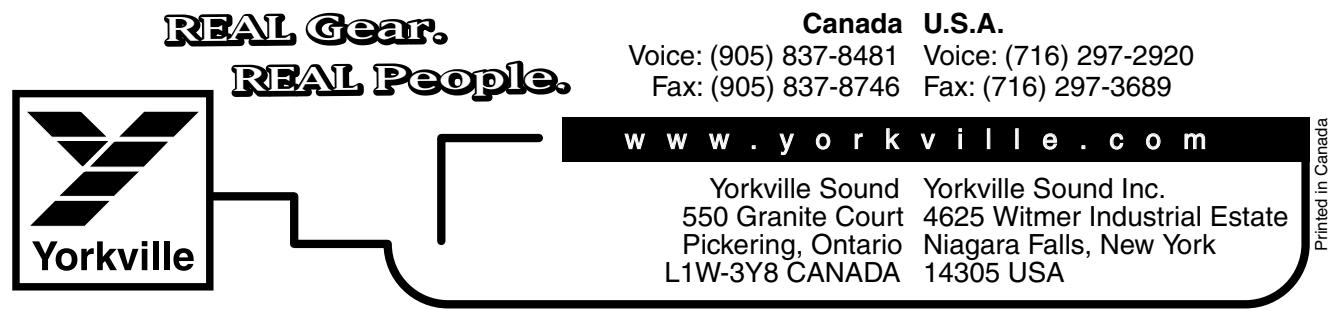 YORKVILLE AP4040 - Puissance de sortie - 1