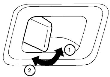 INFINITI QX56 - Ouverture et fermeture des glaces - 1