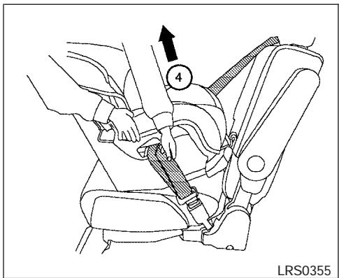 INFINITI QX56 - Orientévers l'arrière-étape 3 - 1