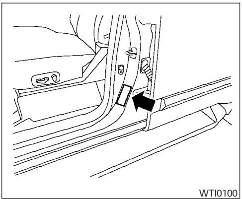 INFINITI QX56 - NUMERO D'IDENTIFICATION DU VEHICULE (numéro du chassin) - 4