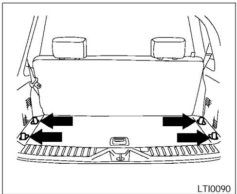 INFINITI QX56 - ARRIMAGE DE LA CHARGE - 1