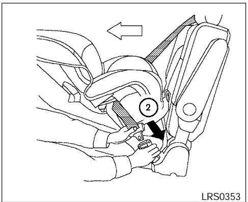 INFINITI QX56 - Orientéversl'avant-étape5 - 2