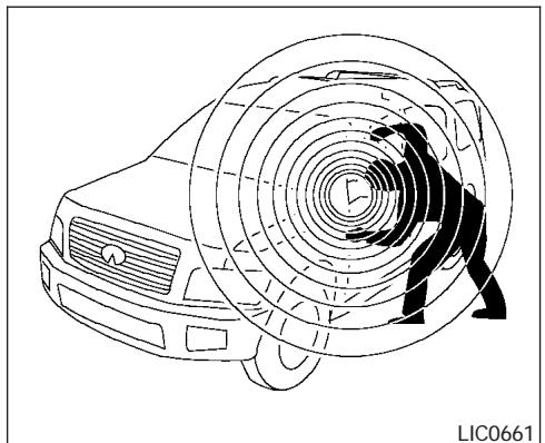 INFINITI QX56 - Carillon de rappel des phares allumés - 1