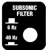 YORKVILLE AP800 - Subsonic Filter Switch - 1