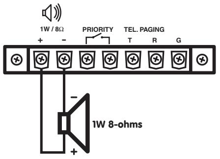 YORKVILLE CA1T - Output Terminal for Auxiliary Loudspeaker - 1