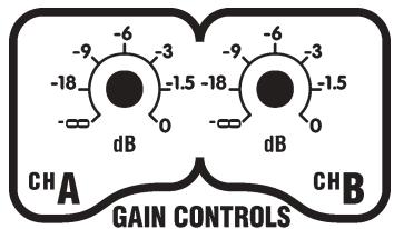 YORKVILLE CR12 - Controles de GAIN - 1