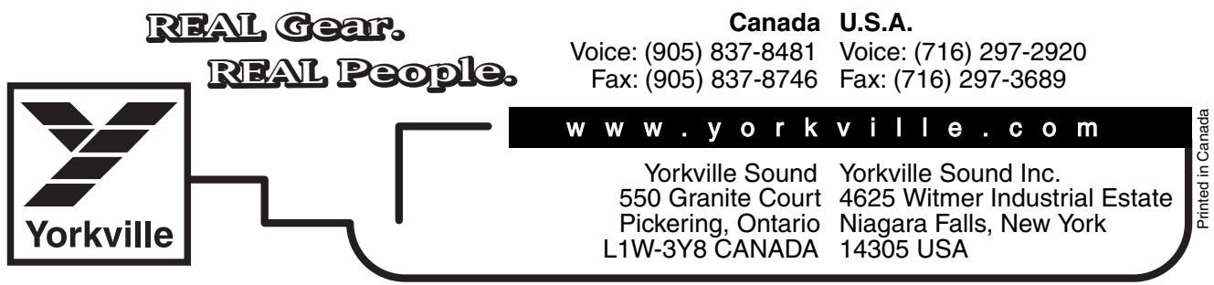 YORKVILLE MM4D - Connecteur d'alimentation CA et réceptacle pour fusible - 2