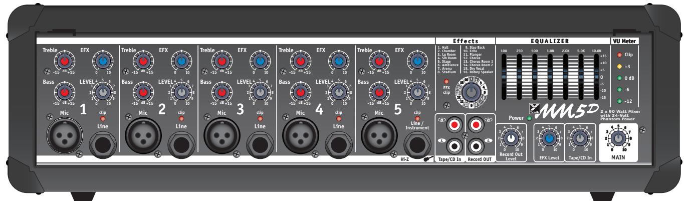 YORKVILLE MM5D - Specifications - 1