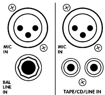 YORKVILLE MP8DX - MICROPHONE & LINE INPUTS - 1