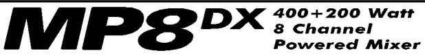 YORKVILLE MP8DX - Control principal "MAIN EFX - 4