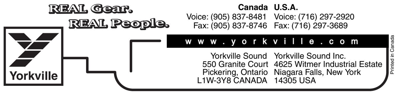YORKVILLE NX720S - NX - sorties link (série d'enceinte à haut-parleur pleine bande NX) - 3