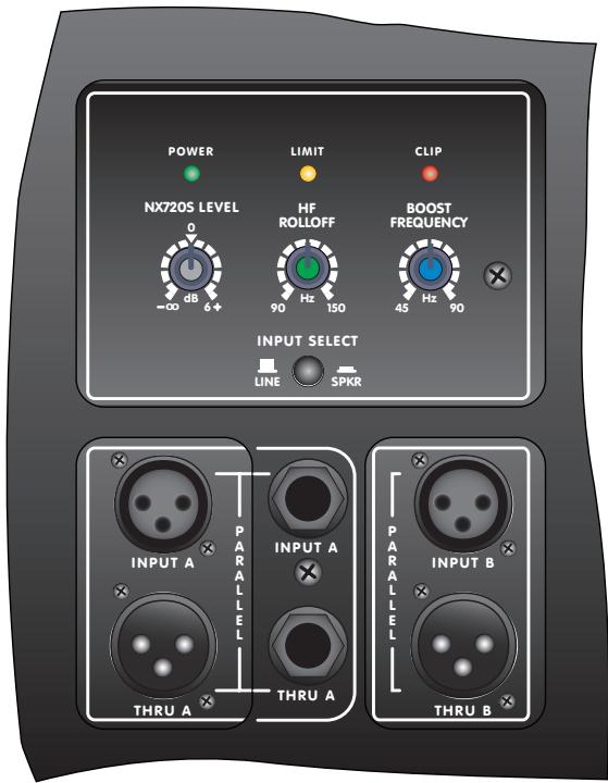 YORKVILLE NX720S - NX - sorties link (série d'enceinte à haut-parleur pleine bande NX) - 1