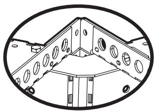 YORKVILLE NXF600 - Utilisation de l'adaptateur NXF600A pour disposition circulaire - 1