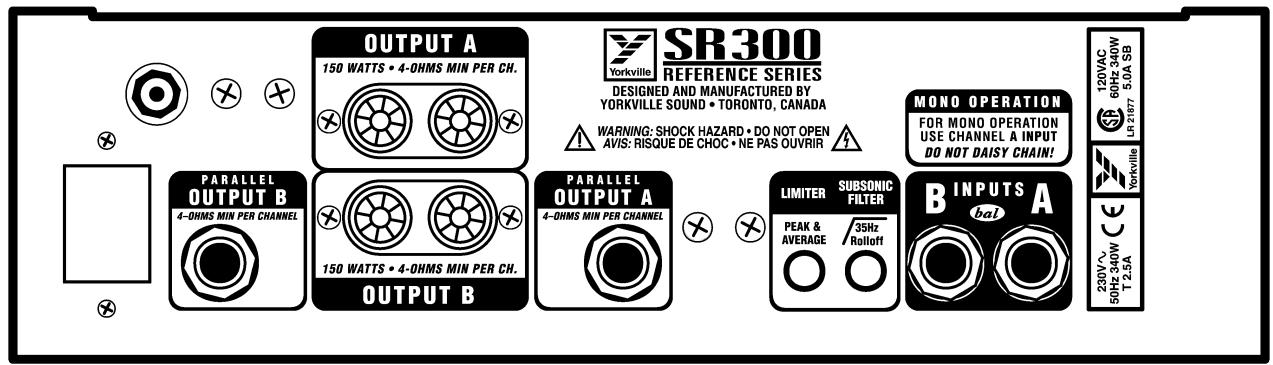 YORKVILLE SR300 - SPECIFICATIONS - 2