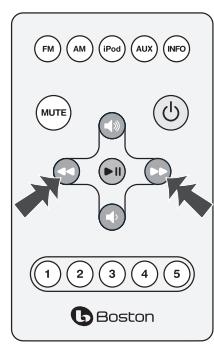 BOSTON ACOUSTICS HORIZON DUO - Usando el control remoto - 2