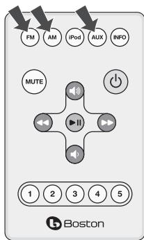 BOSTON ACOUSTICS HORIZON DUO - Usando los controlles del panel delantero - 2