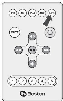 BOSTON ACOUSTICS HORIZON DUO - Utilizzando il telecomando - 2
