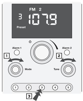 BOSTON ACOUSTICS HORIZON DUO - Memorizar una emisora - 1