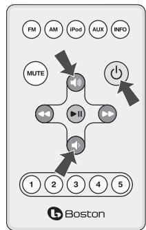 BOSTON ACOUSTICS HORIZON DUO - Justera Ijudvolymen - 2